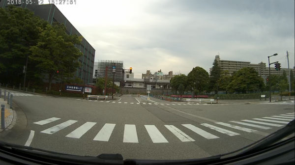 富山駅北口をドライブ