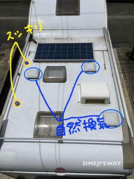 屋根のレイアウト