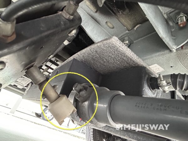 グレー排水バルブのズレ