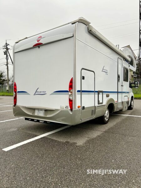 BURSTNER A576 REAR VIEW