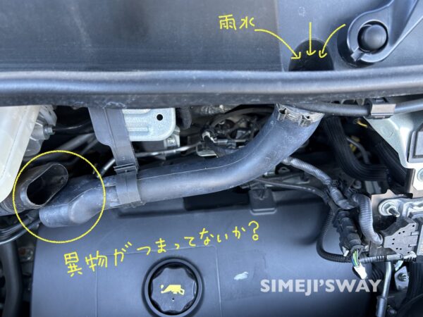 大口の排水ルート