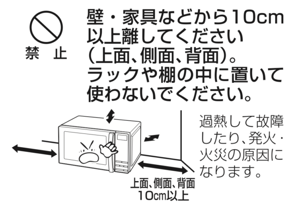 ツインバード電子レンジのサイズ
