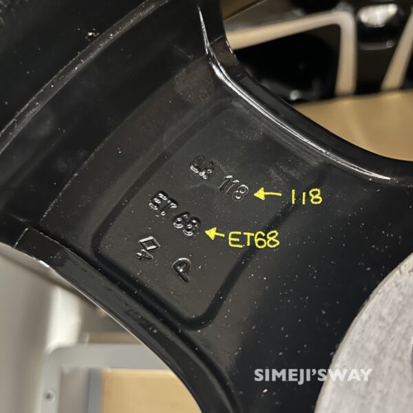 PCD118、オフセット68