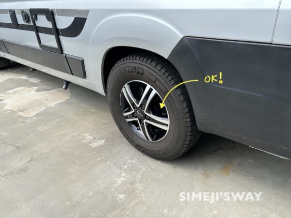 BORBETアルミホイールの取り付け写真