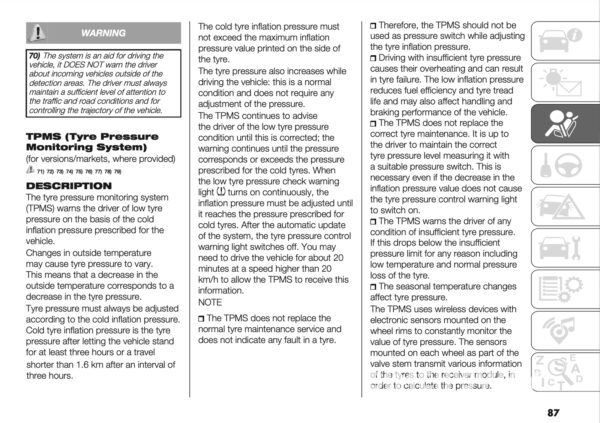 TPMSのシステム説明　1ページ