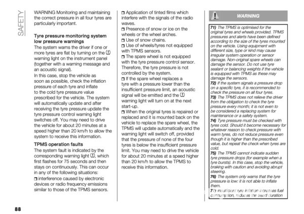 TPMSのシステム説明　2ページ